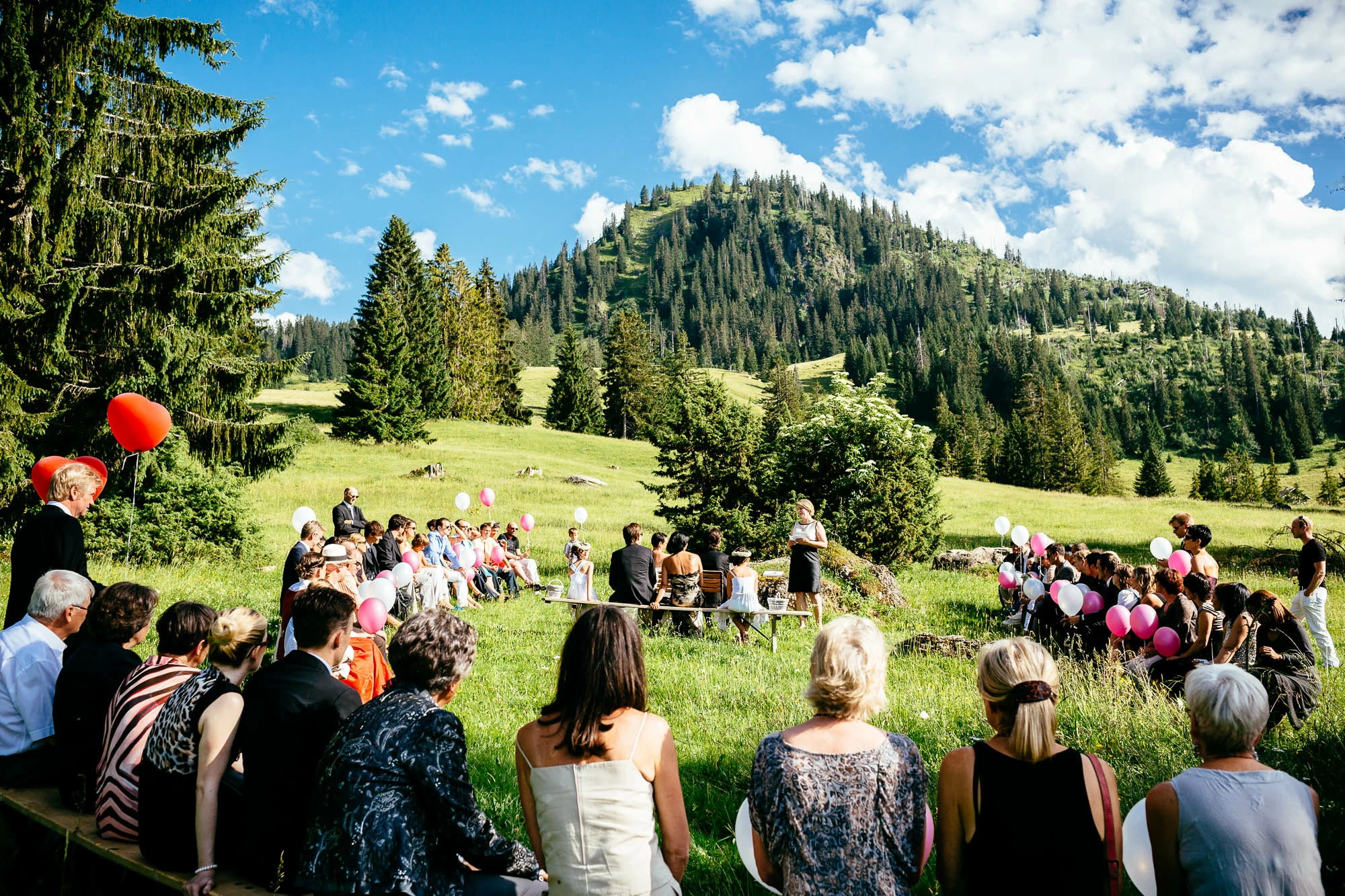 Outdoor Hochzeit auf der Alp