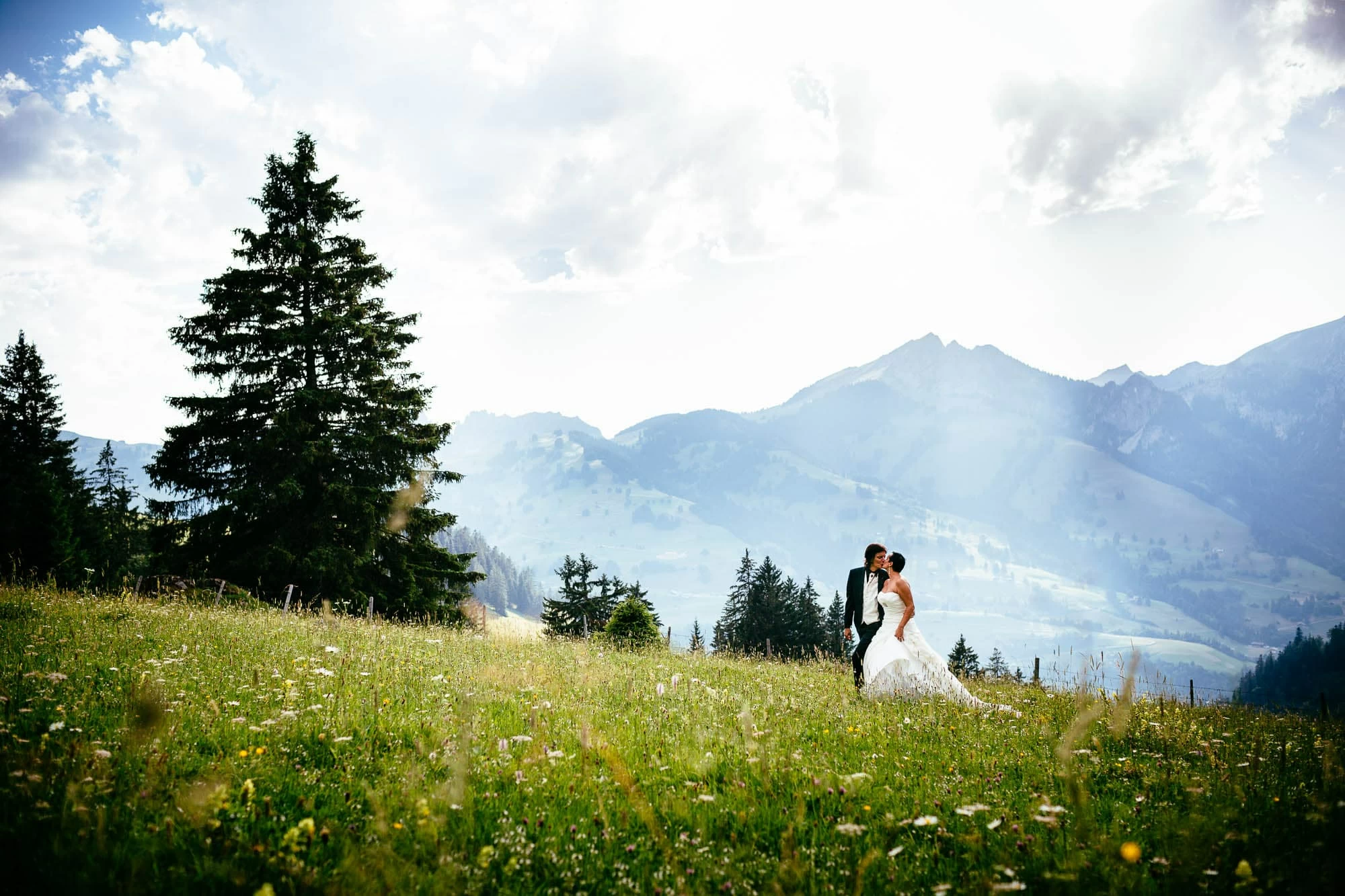 Hochzeitsfotos im Simmental, Berner Oberland