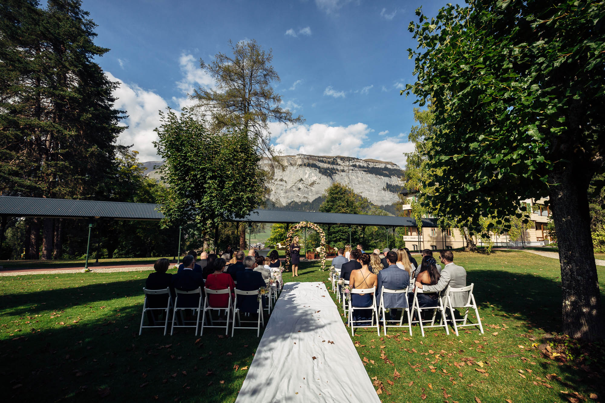 Outdoor Hochzeit im Waldhaus Flims
