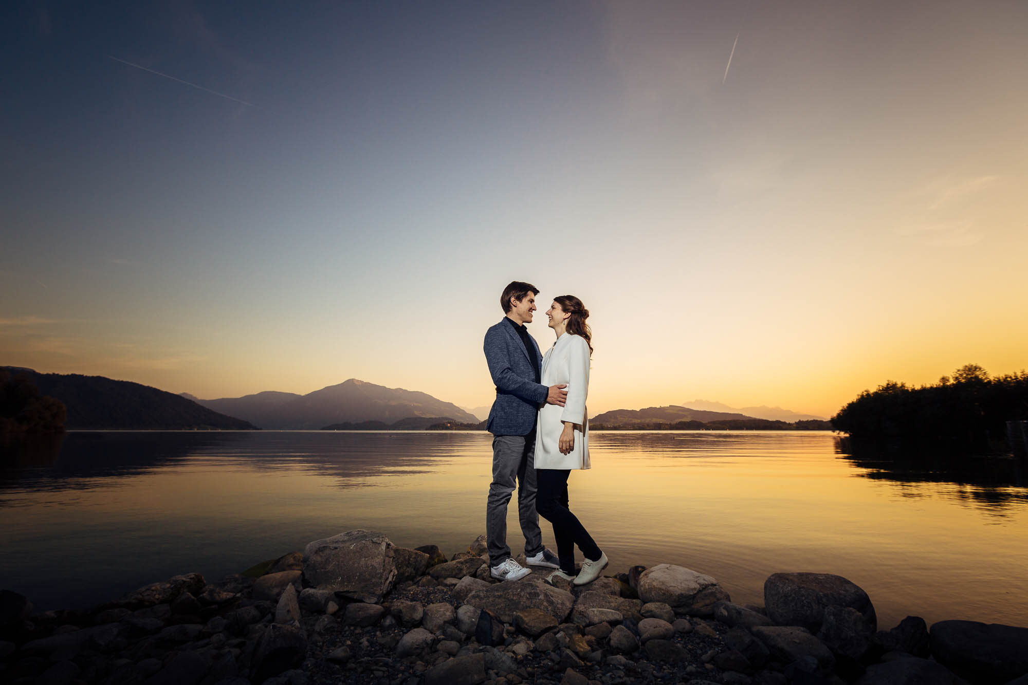 Hochzeitsfotograf Verlobungsfotos in Zug am See